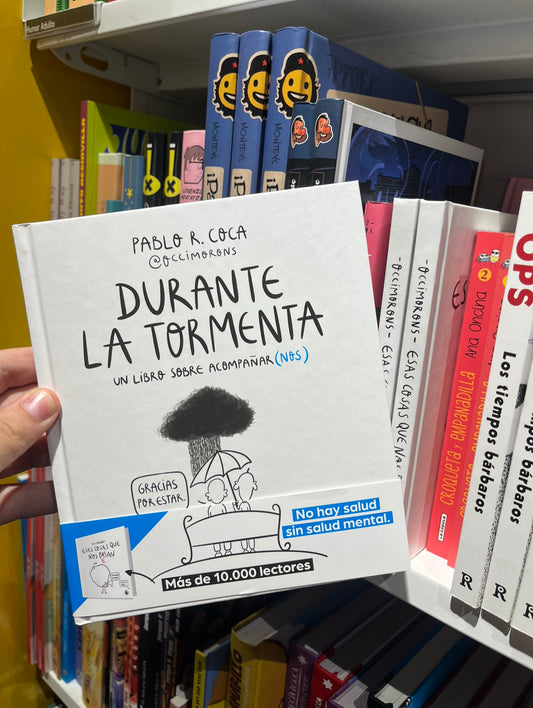 Durante la tormenta: un libro sobre acompañar(nos) + pegatinas