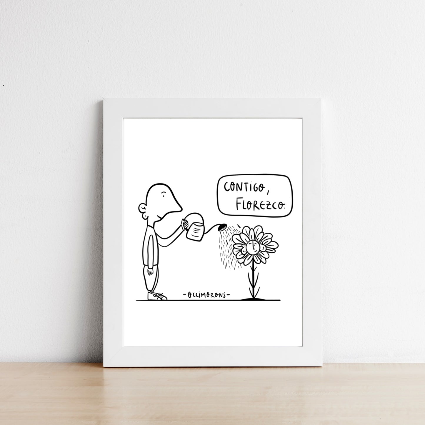Ilustración - Contigo, Florezco