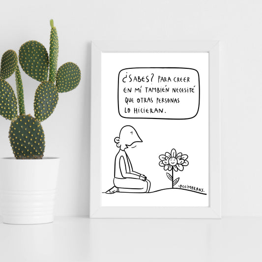 Lámina: “Yo creo en ti”