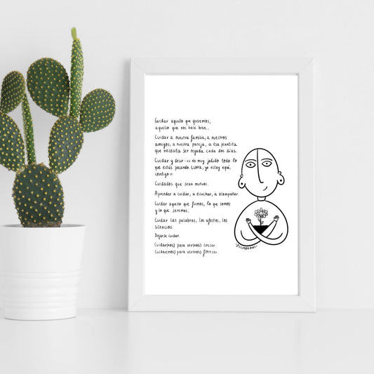 Ilustración - poema: “Cuidar(nos)”
