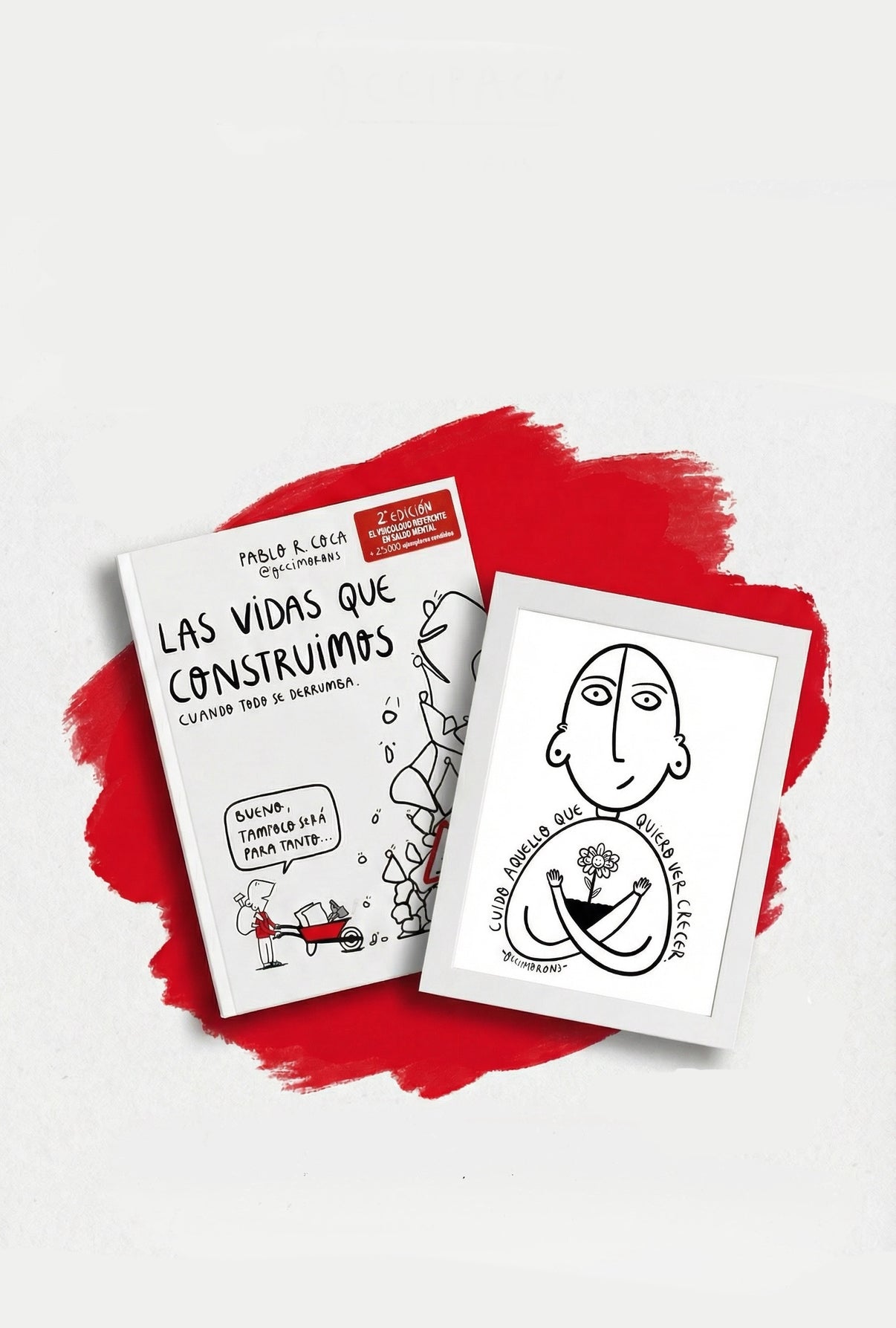 OcciPack: Libro "Las vidas que construimos" + 2 Láminas a elegir + occipegatinas