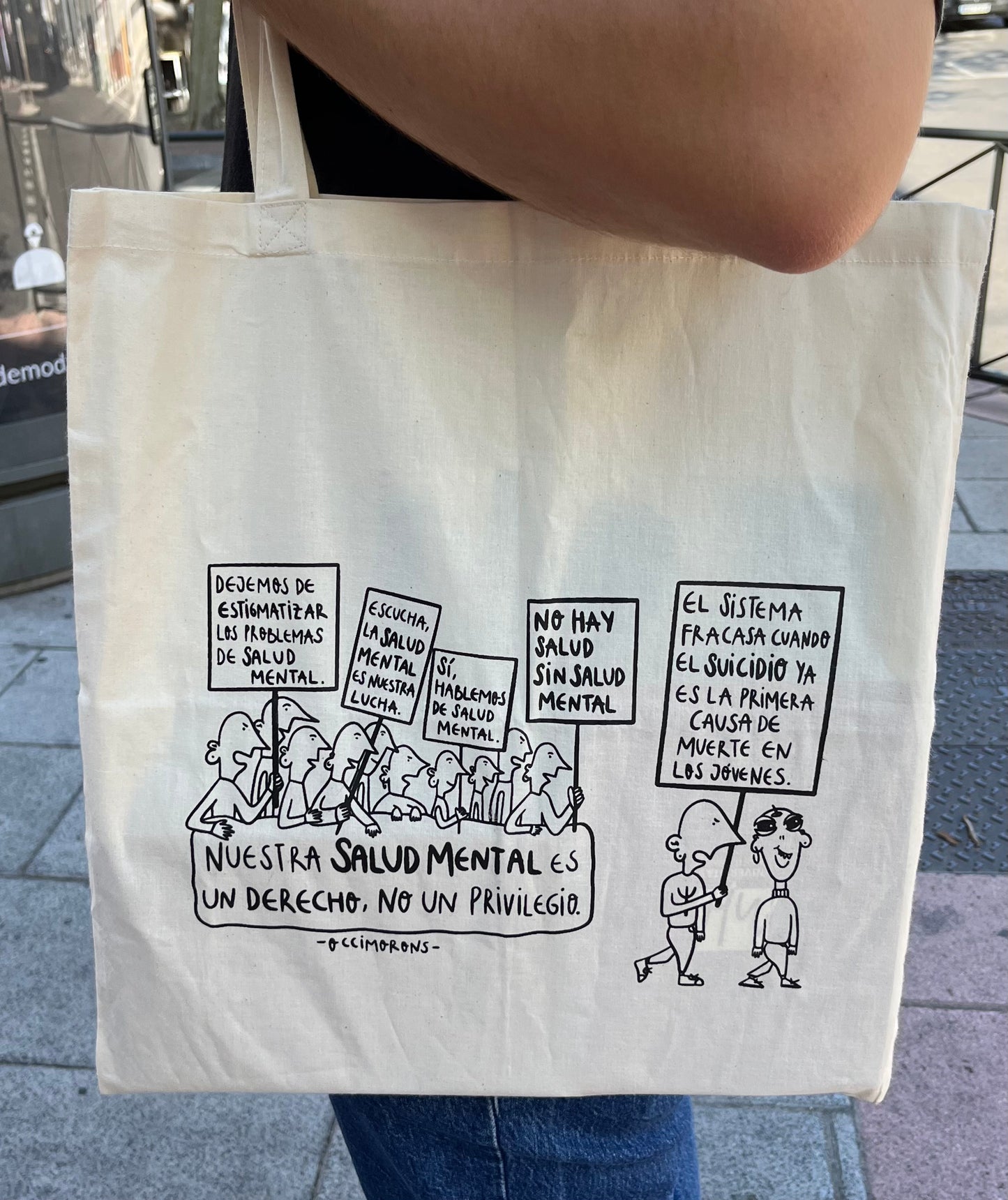 Bolsa de tela: "La Salud Mental sale a las calles"